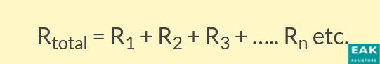 串联电阻公式